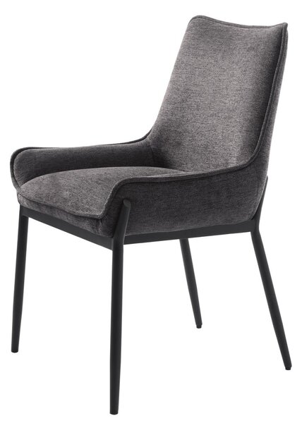 Tamno siva blagovaonska stolica Calgary – Unique Furniture