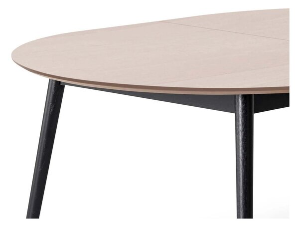 Okrugli proširiv blagovaonski stol s dodatnom pločom s pločom stola u dekoru hrasta ø 135 cm Meza – Hammel Furniture