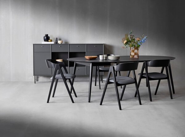 Okrugli proširiv blagovaonski stol s dodatnom pločom s pločom stola u dekoru hrasta ø 135 cm Meza – Hammel Furniture