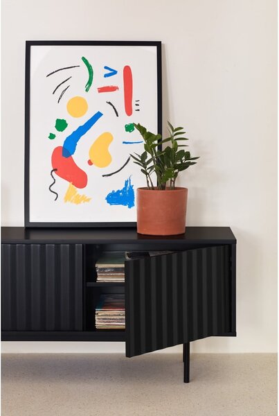Crna TV komoda 180x52 cm Sierra – Teulat