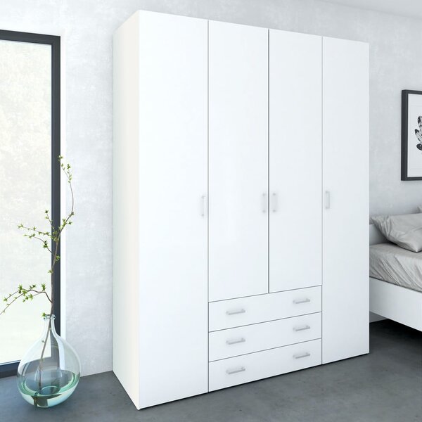 Bijeli ormar 154x200 cm Space – Tvilum