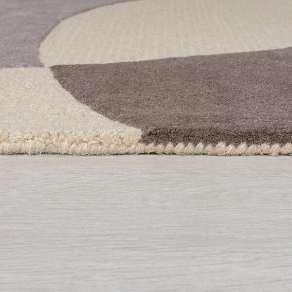 Oker žuti/bež vunen tepih 200x290 cm Glow – Flair Rugs