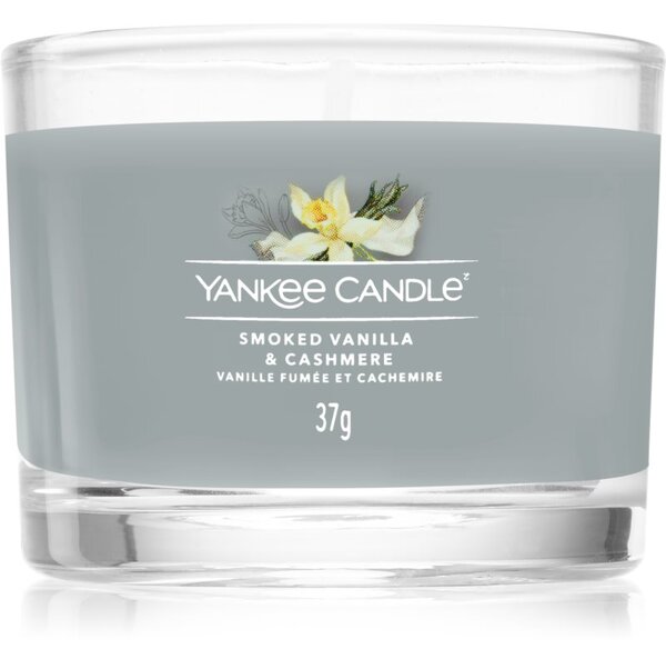 Yankee Candle Smoked Vanilla & Cashmere mala mirisna svijeća bez staklene posude 37 g