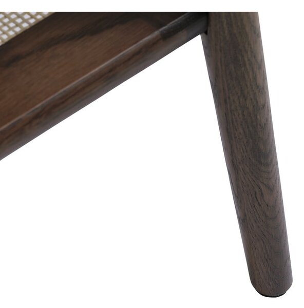 Smeđi stolić za kavu s pločom stola u dekoru hrasta 60x120 cm Barrali – Unique Furniture