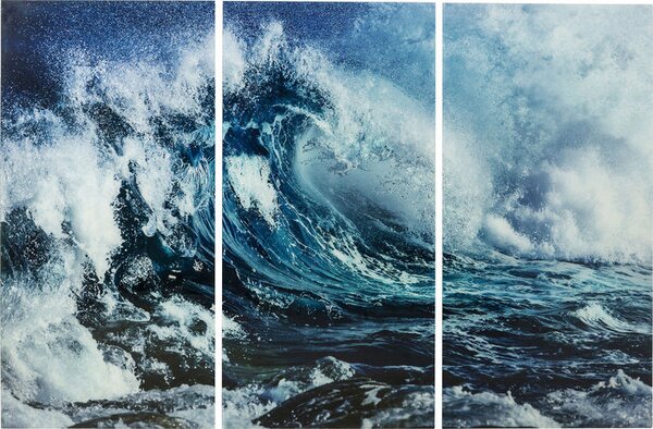 Slika Triptychon Wave 160x240cm (3/set)