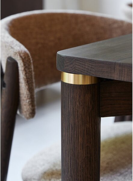 Smeđi proširiv blagovaonski stol 95x180 cm Arun – Unique Furniture