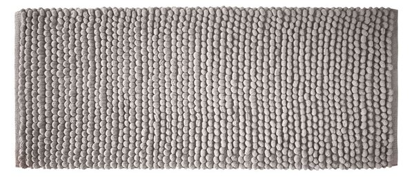 Siva kupaonska prostirka 50x120 cm Aspen Bobble – Bianca