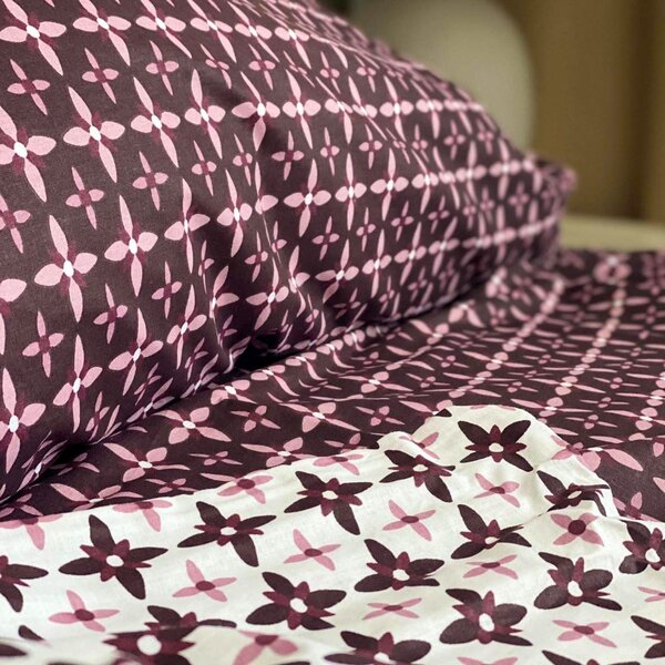 Posteljina Camicia Bordo Pamuk 140x200