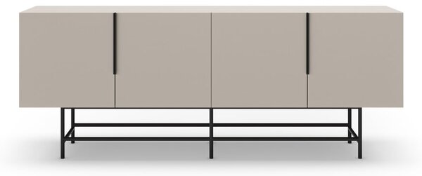Krem niska komoda 200x77,5 cm Eldia – Marckeric