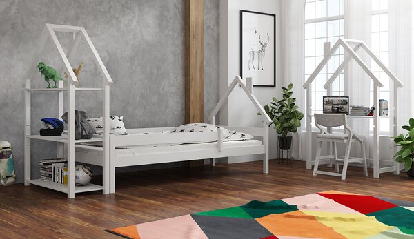Ourbaby Ollie Half House bed White 200x90 cm