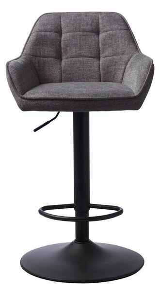 Tamno siva barska stolica podesive visine Nolan – Unique Furniture