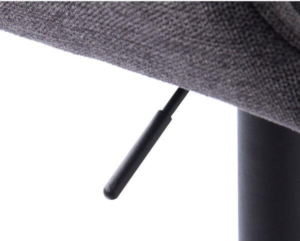 Tamno siva barska stolica podesive visine Nolan – Unique Furniture
