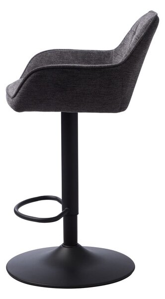 Tamno siva barska stolica podesive visine Nolan – Unique Furniture