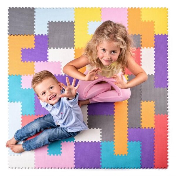 Pěnový koberec Ourbaby puzzle mat šaren