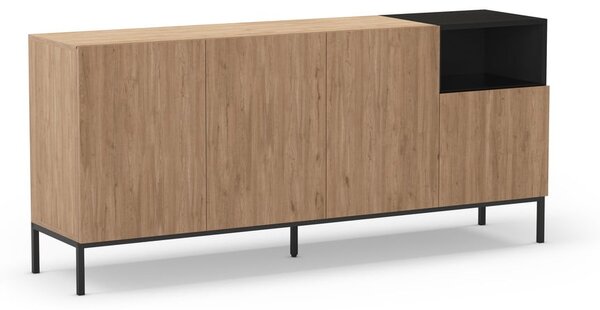 Komoda u prirodnoj boji 180x80 cm Cailin – Marckeric