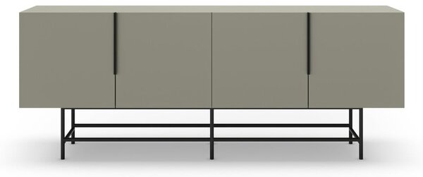 Zelena/siva niska komoda 200x77,5 cm Eldia – Marckeric