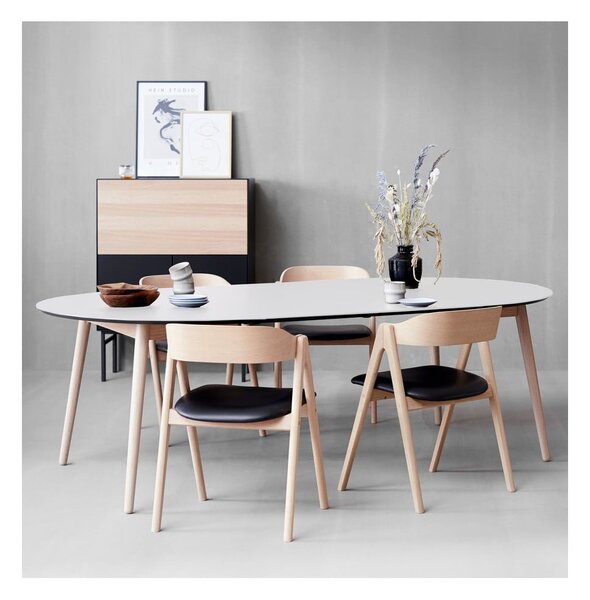 Okrugli proširiv blagovaonski stol ø 135 cm Meza – Hammel Furniture