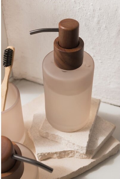 Bež stakleni dozator sapuna 280 ml Modest – Mette Ditmer Denmark