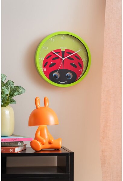 Dječji sat ø 31 cm Peekaboo Ladybug – Karlsson