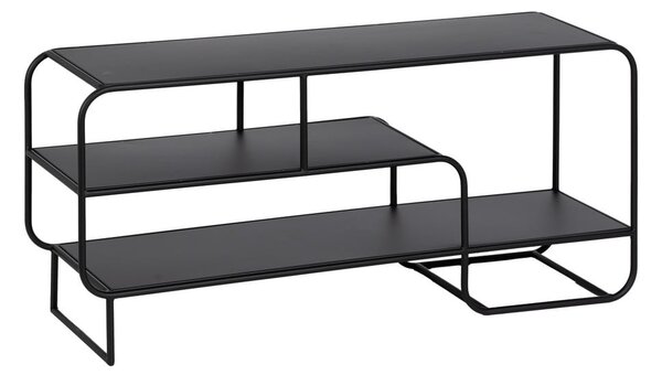 Crna metalna TV komoda 110x50 cm Sleco – Ixia