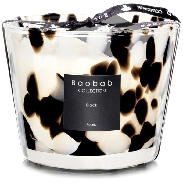 Baobab Collection Pearls Black mirisna svijeća 10 cm