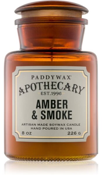 Paddywax Apothecary Amber & Smoke mirisna svijeća 226 g