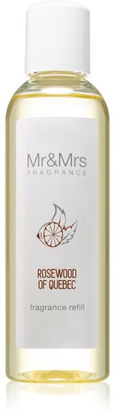 Mr & Mrs Fragrance Blanc Rosewood of Quebec punjenje za aroma difuzer 200 ml