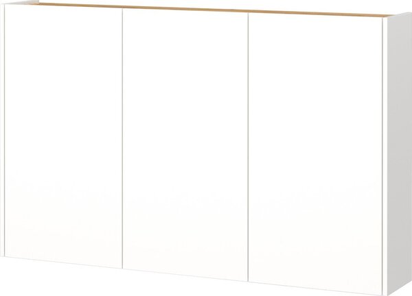 Bijeli viseći ormarić u dekoru hrasta 138x87x25 cm Libbiano – Germania
