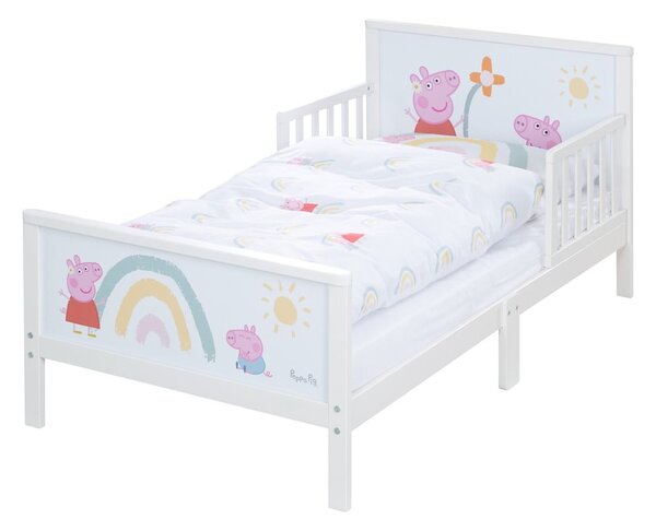 Bijeli dječji krevet 70x140 cm Peppa Pig – Roba