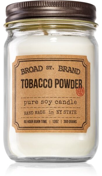 KOBO Broad St. Brand Tobacco Powder mirisna svijeća (Apothecary) 360 g