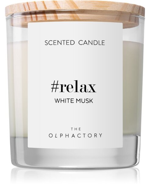 Ambientair The Olphactory White Musk mirisna svijeća (Relax) 200 g