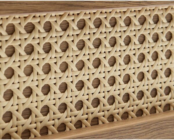 Niska komoda u dekoru hrasta u prirodnoj boji 80x75 cm Pensacola – Unique Furniture
