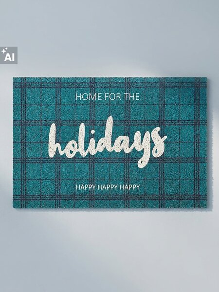 Sinsay - Božićni otirač s natpisom Holidays