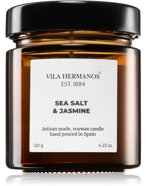 Vila Hermanos Apothecary Sea Salt & Jasmine mirisna svijeća 120 g