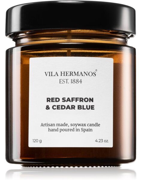 Vila Hermanos Apothecary Red Saffron & Cedar Blue mirisna svijeća 150 g