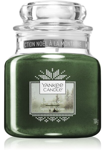 Yankee Candle Evergreen Mist mirisna svijeća Classic mala 104 g