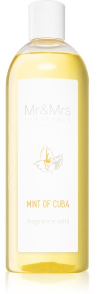 Mr & Mrs Fragrance Blanc Mint of Cuba punjenje za aroma difuzer 1000 ml