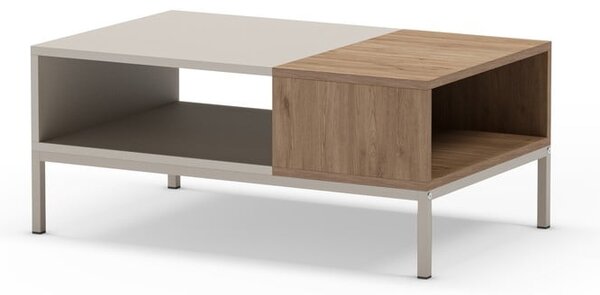 Krem stolić za kavu 56x90 cm Cailin – Marckeric