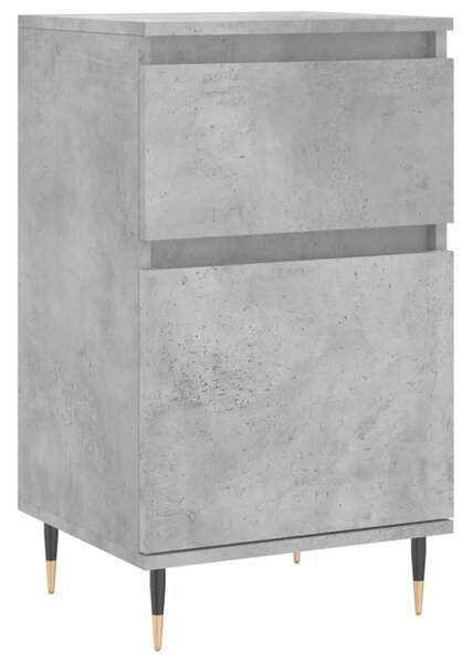 Komode 2 kom boja betona 40 x 35 x 70 cm od konstruiranog drva - Beton siva 2