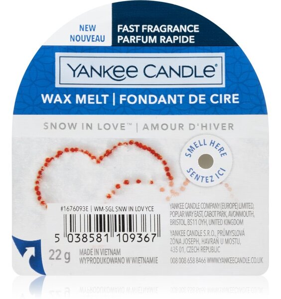Yankee Candle Snow in Love vosak za aroma lampu 22 g