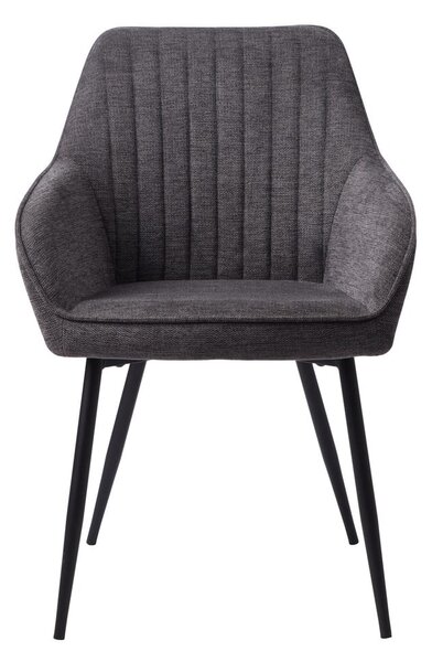 Tamno siva blagovaonska stolica Nolan – Unique Furniture