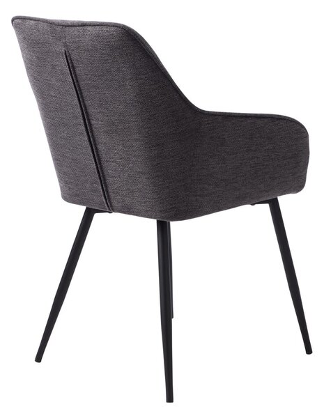 Tamno siva blagovaonska stolica Nolan – Unique Furniture