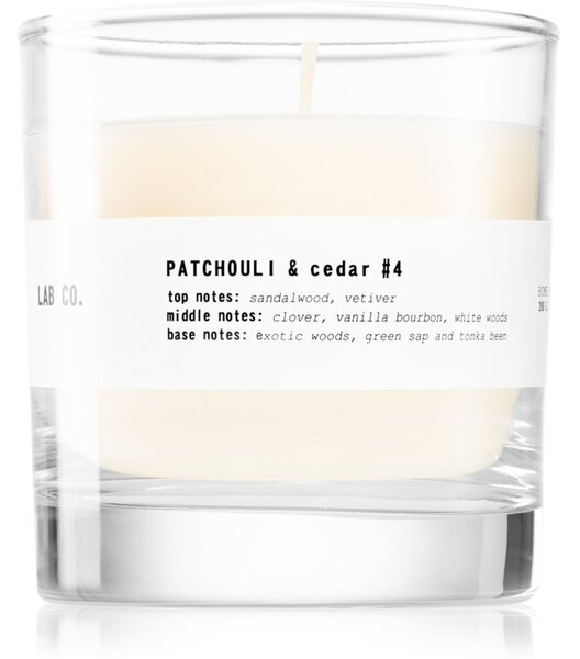 The Olphactory Lab Co. Patchouli & Cedar mirisna svijeća 200 g