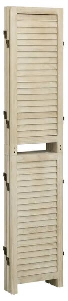 Paravan - Sobna pregrada s 5 panela 175 x 165 cm masivno drvo paulovnije - 175 x 165 cm 5