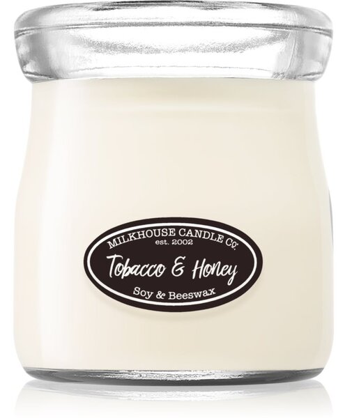 Milkhouse Candle Co. Creamery Tobacco & Honey mirisna svijeća Cream Jar 142 g