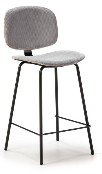 Svijetlo sive barske stolice u setu 2 kom (visine sjedala 66 cm) Arus – Marckeric