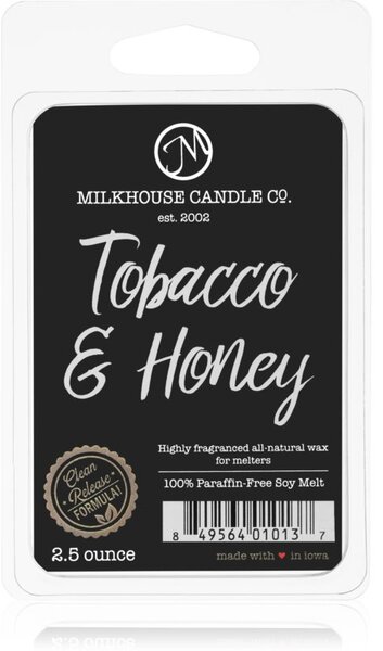 Milkhouse Candle Co. Creamery Tobacco & Honey vosak za aroma lampu 70 g