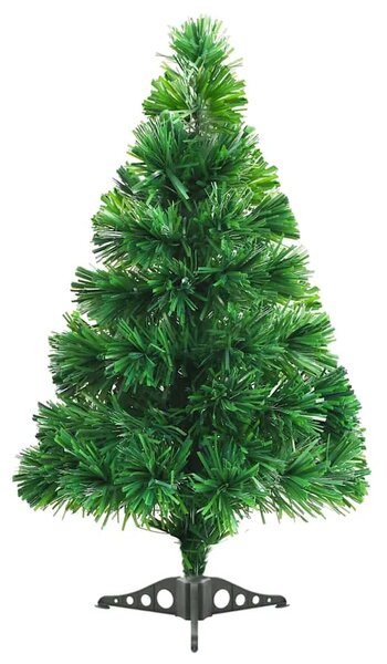 Umjetno božićno drvce od optičkih vlakana 64 cm zeleno - 64 x 33 cm