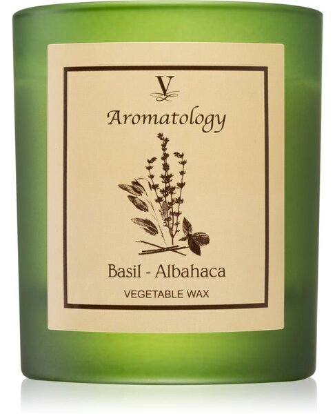 Vila Hermanos Aromatology Basil mirisna svijeća 200 g