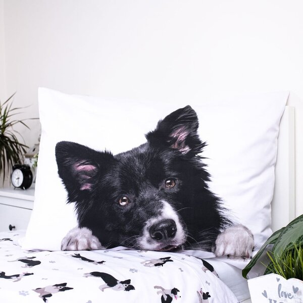 Pamučna dječja posteljina za krevet za jednu osobu 140x200 cm Border Collie – Jerry Fabrics